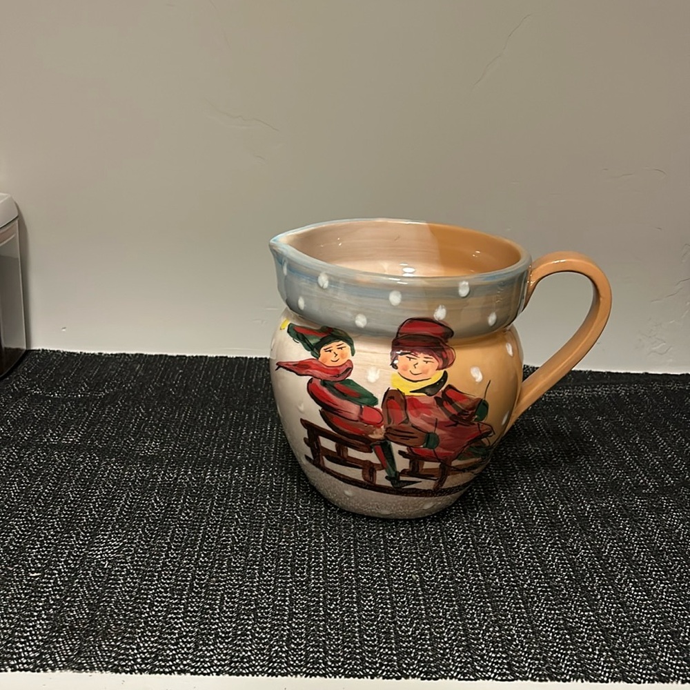 VIETRI pitcher. Made in Italy.